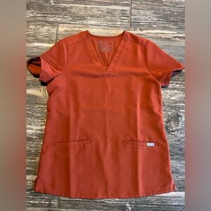 Figs Casma Auburn scrub top- XS